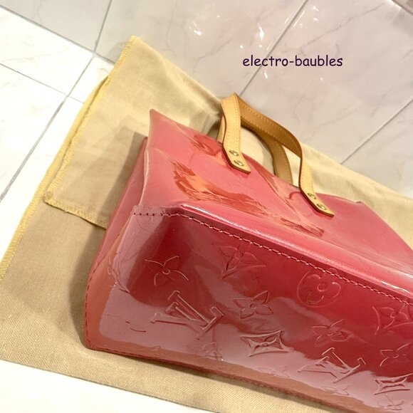 Louis Vuitton Reade PM Framboise Monogram Vernis MI0016 - PRISTINE - Picture 4 of 14